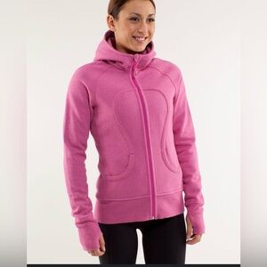 Lululemon Scuba Zip up Hoodie - Sparkle Pink